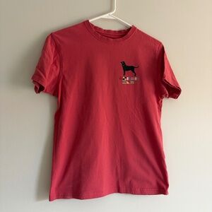 Red Youth Black Dog Tee